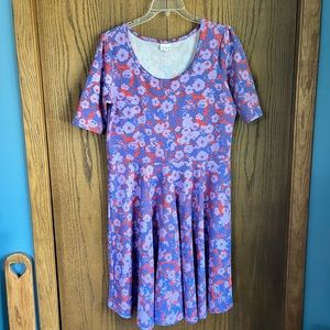 LuLaRoe Nicole dress size 3XL